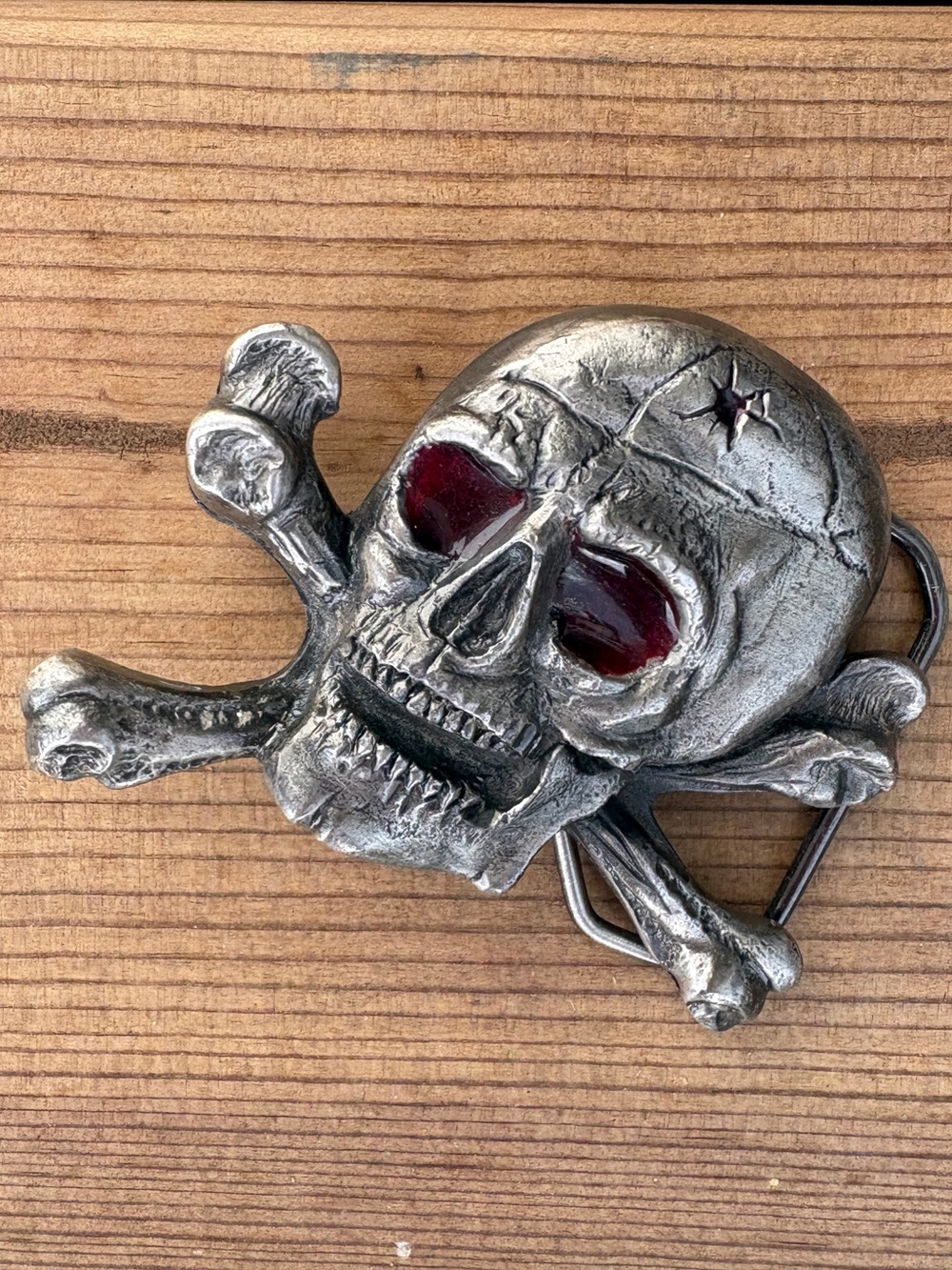 Great American Vintage Skull Belt Buckle 1983